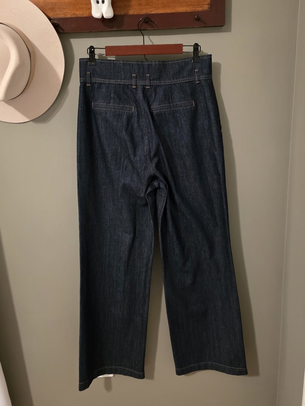 Frame The Cinched High Waist Jeans In Rinse Size 29 - Picture 4 of 13
